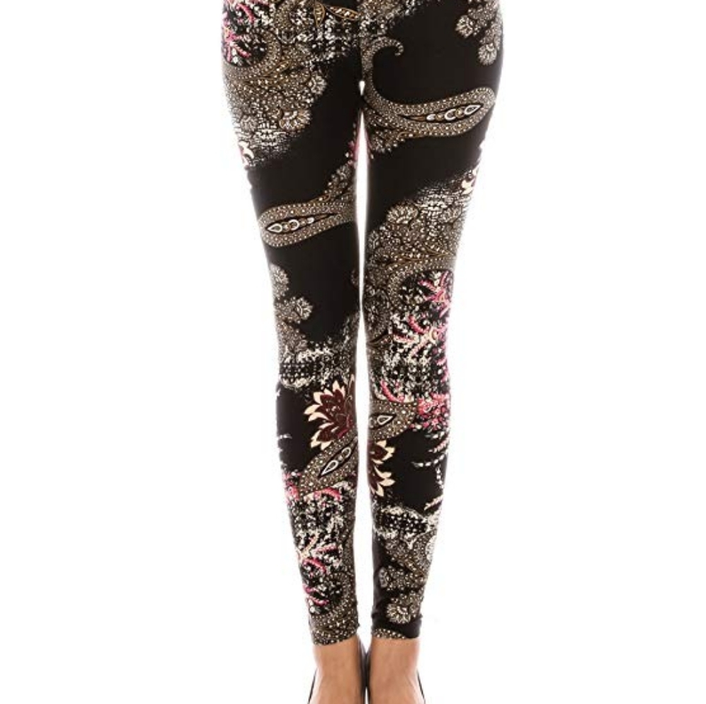 Brand new paisley print leggings